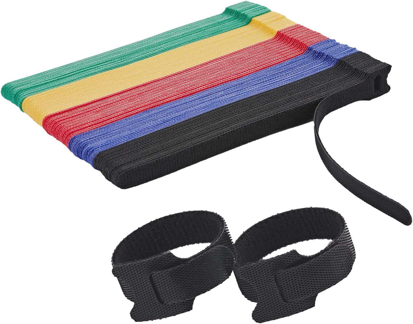 100 Reusable Cable Ties for Ultimate Organization