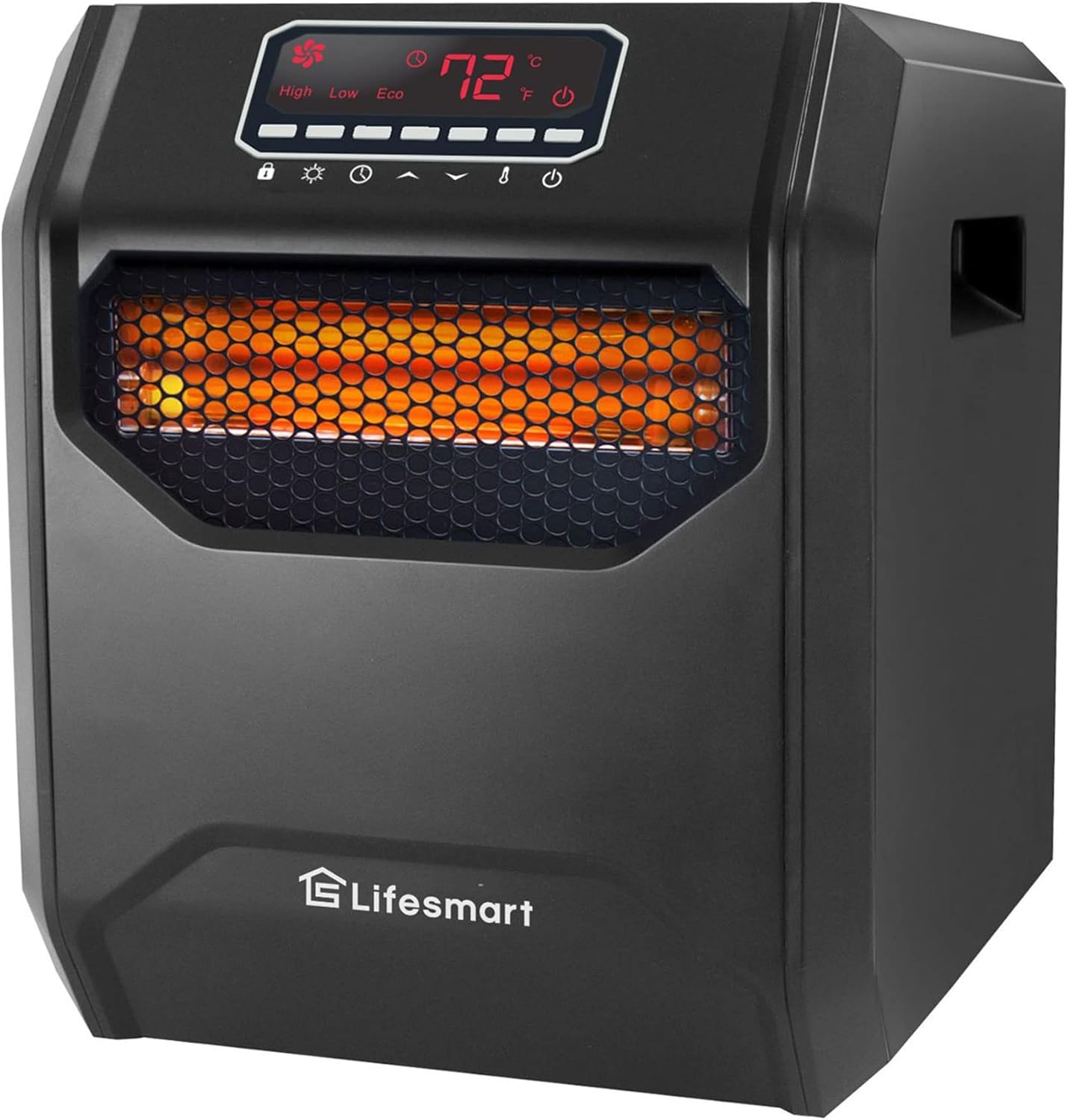 Efficient 1500W Infrared Heater, Remote Control, Digital Display