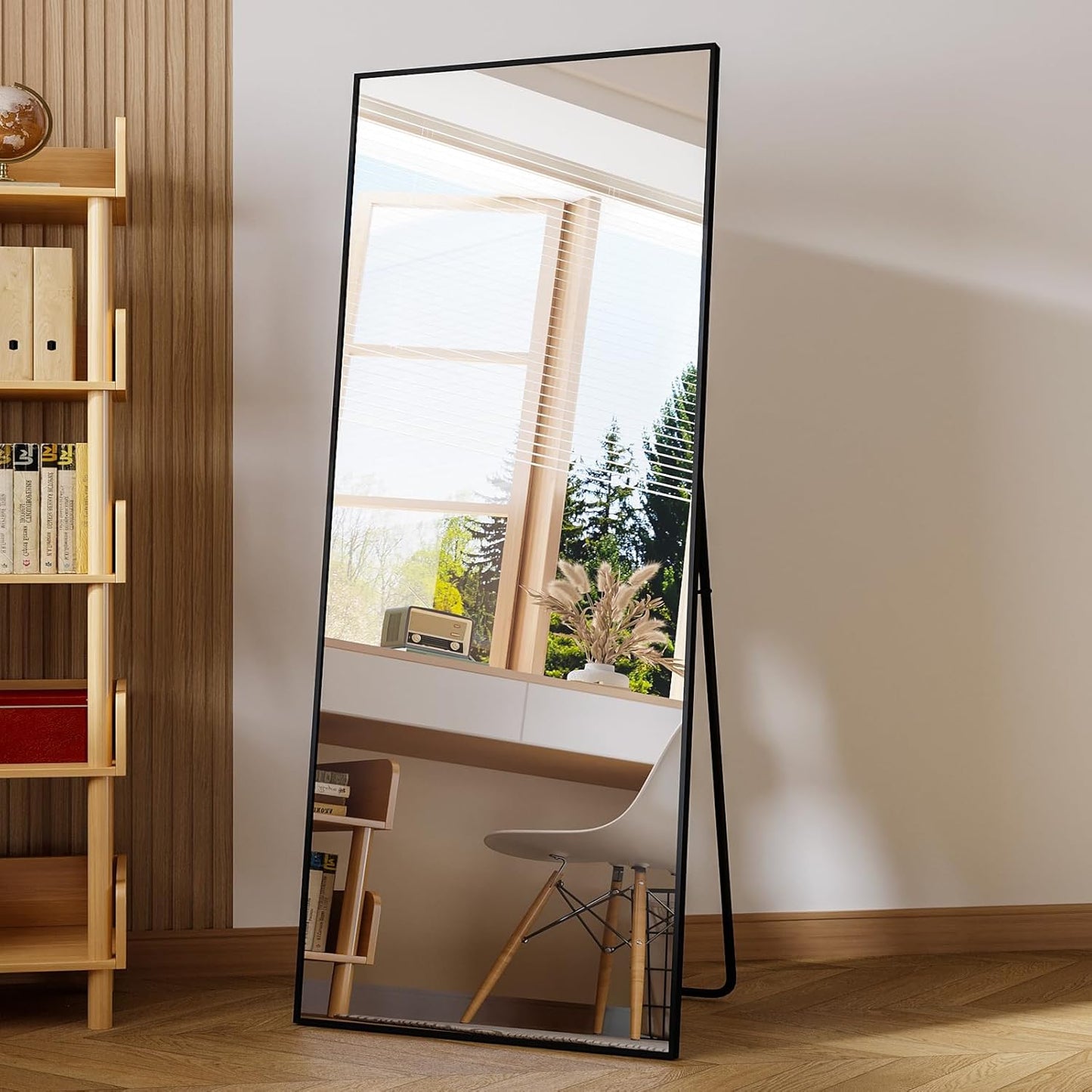 LFT HUIMEI2Y Full Length Mirror - Stylish 63x18 Black Design