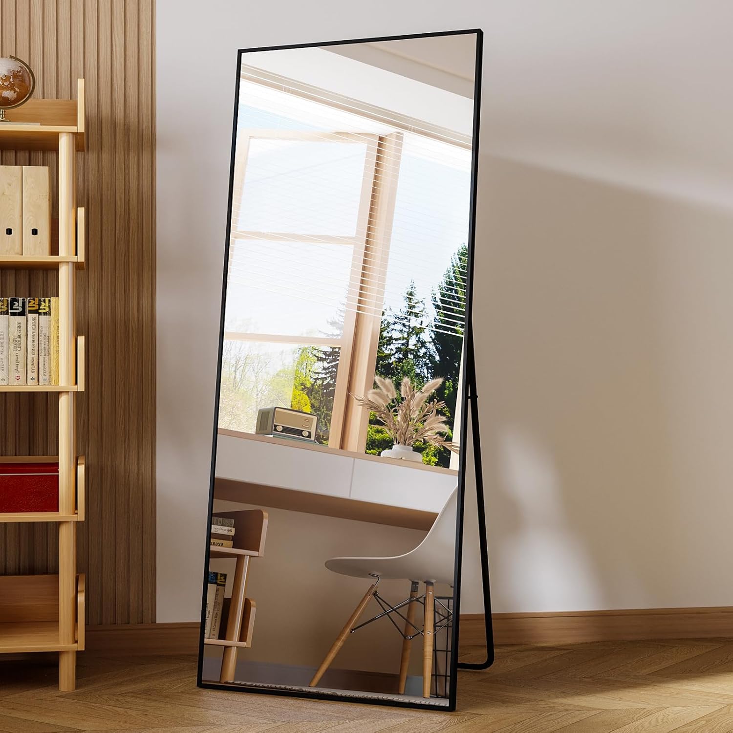 LFT HUIMEI2Y Full Length Mirror - Stylish 63x18 Black Design