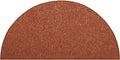 Ambiant Pet Friendly Rust Half Round Area Rug 24in x 48in - Soft