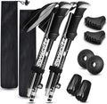 Covacure Collapsible Hiking Poles - Lightweight Trekking Gear