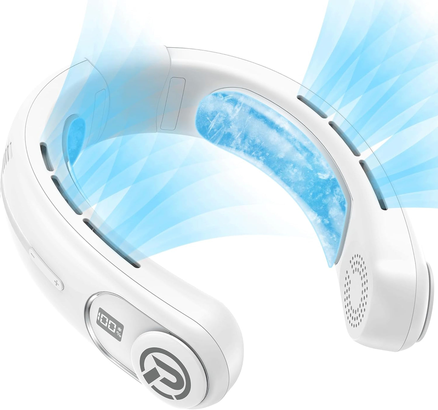Portable Neck Fan with 2 Cooling Plates - Stay Cool Anywhere!