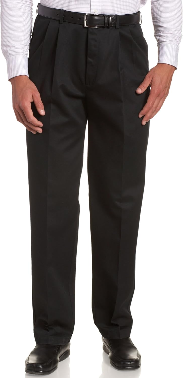 Haggar Men's Work to Weekend Classic Fit Pleat Pants Review