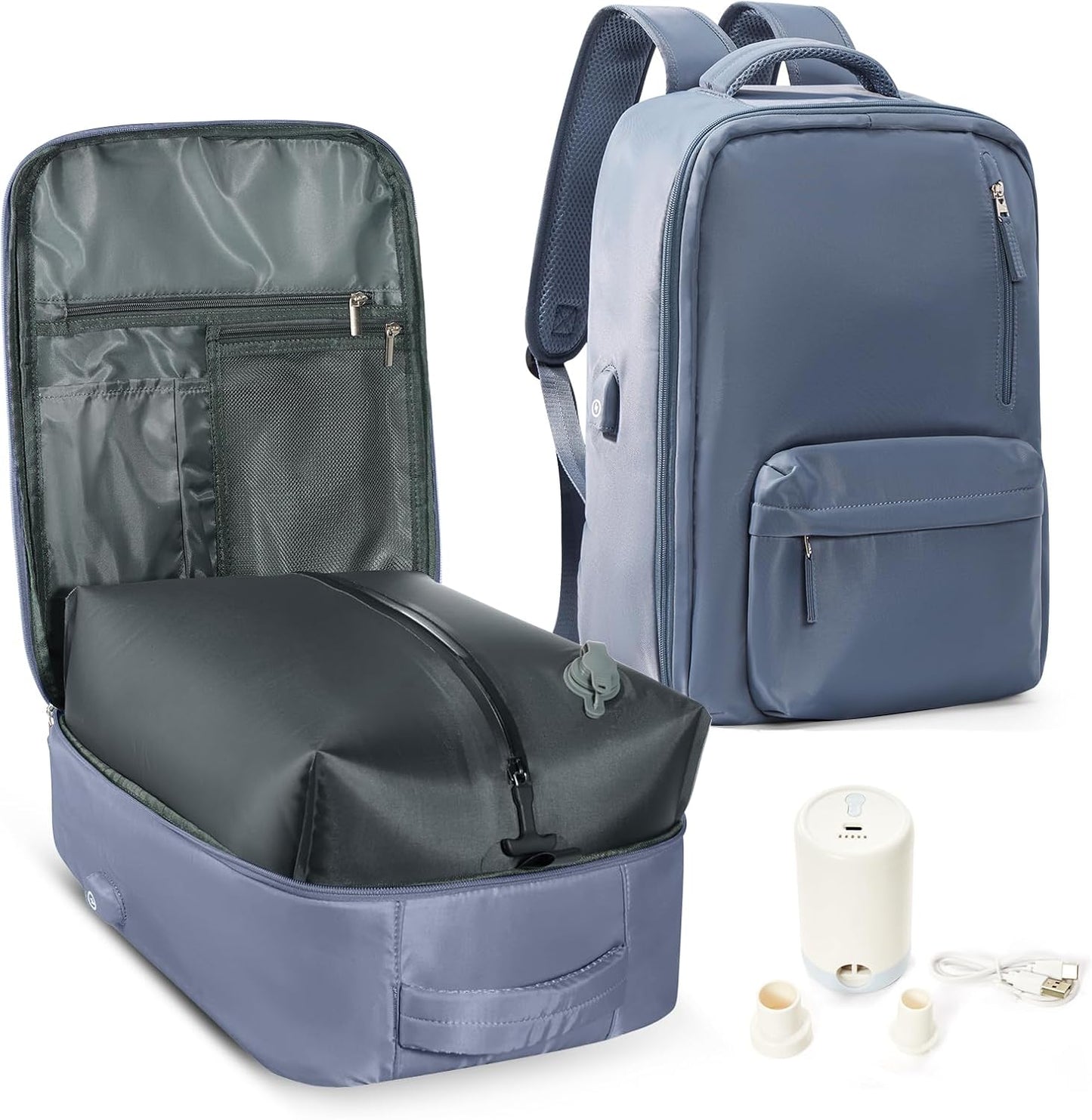 WONHOX Large Travel Backpack for Business and Flight Approved Use