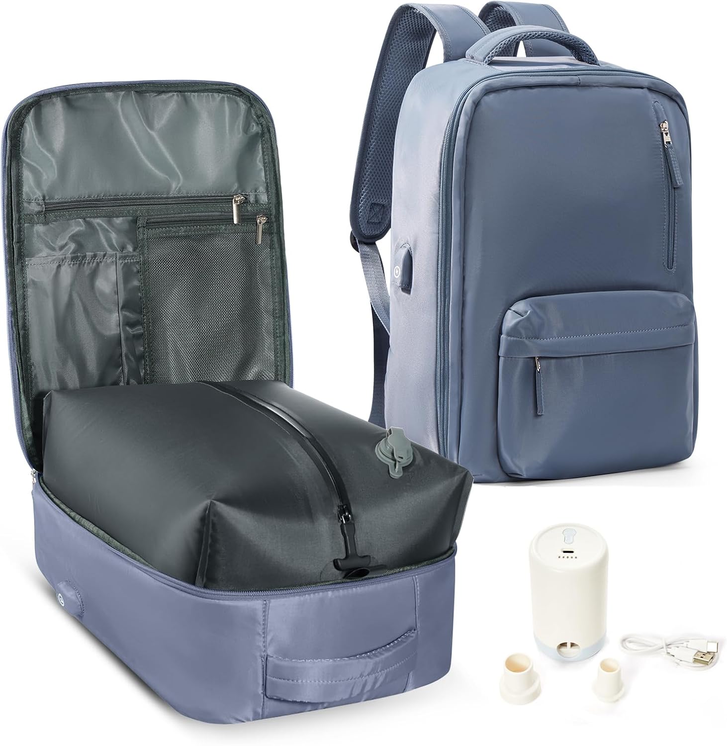 WONHOX Large Travel Backpack for Business and Flight Approved Use