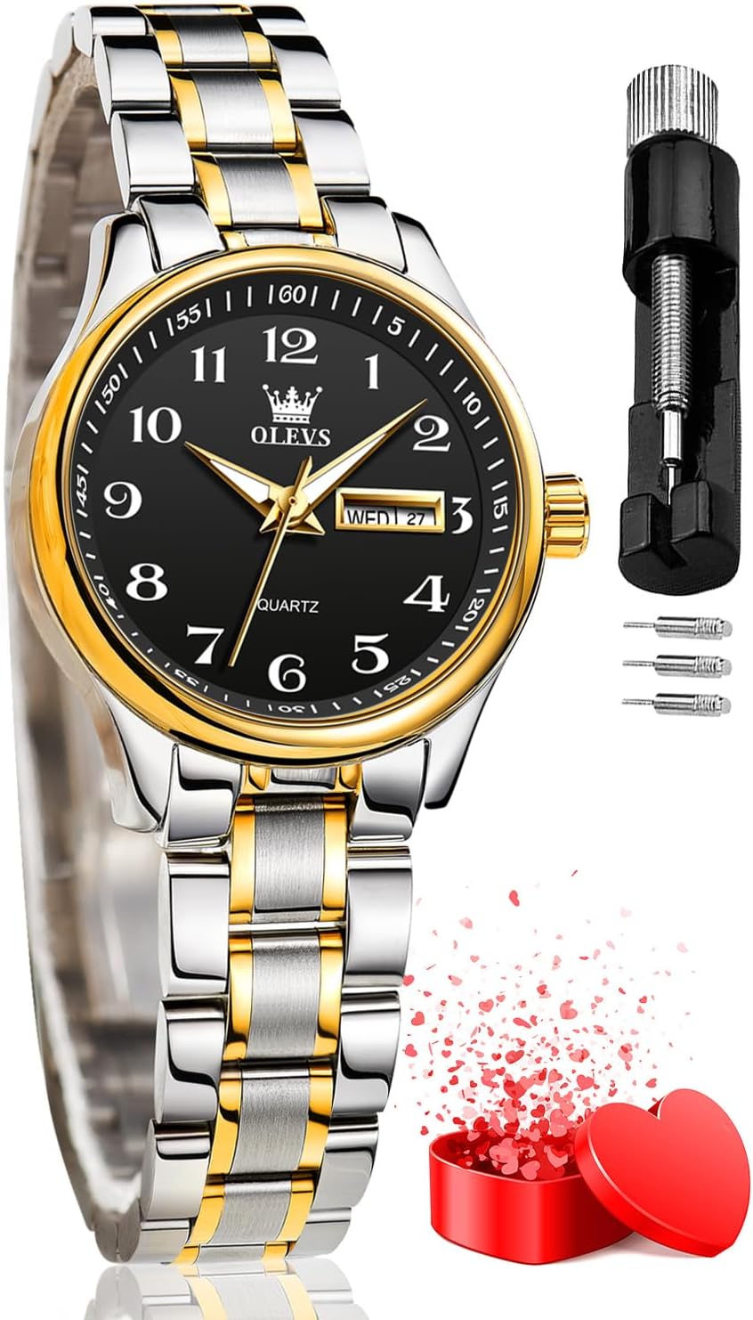 OLEVS Waterproof Day Date Women's Watch