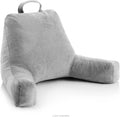 LINENSPA Reading Pillow with Shredded Memory Foam - Cozy Bed Backrest