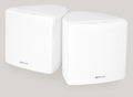 Rockville Cube 3.5 White Swivel Wall Mount Speakers