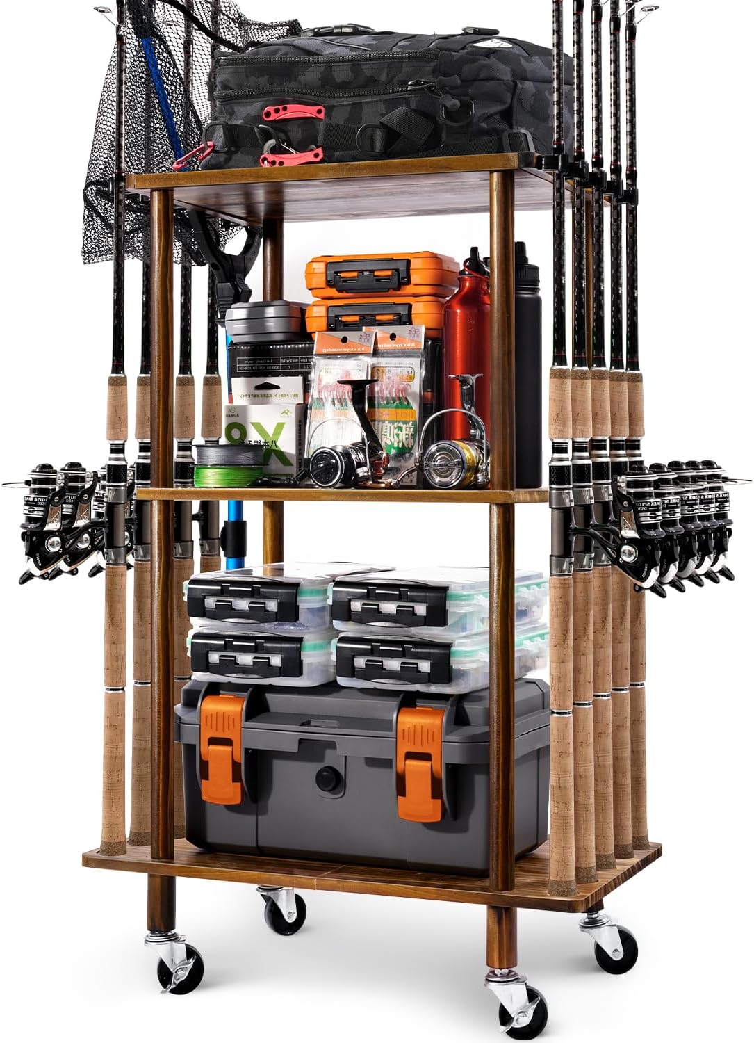 Organize with Ease: Ghosthorn Fishing Rod Holder