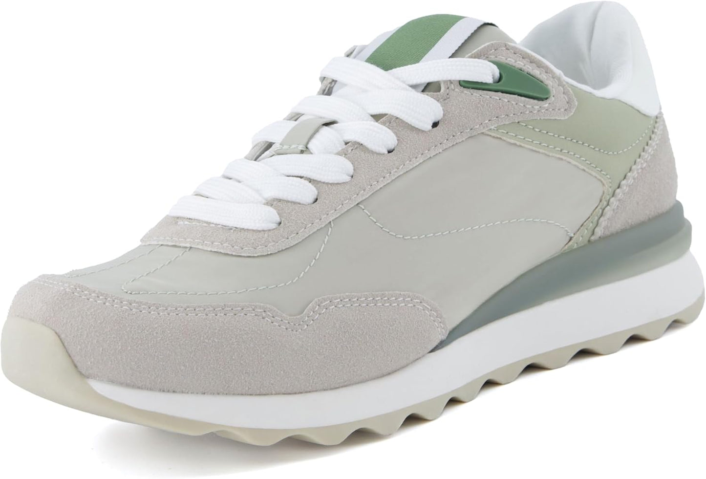 CUSHIONAIRE Women's Kicks Lace Up Sneakers with Comfort Foam