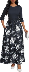 Women's Long Dress with Sleeves Ideal for Casual Occasions in 2025
