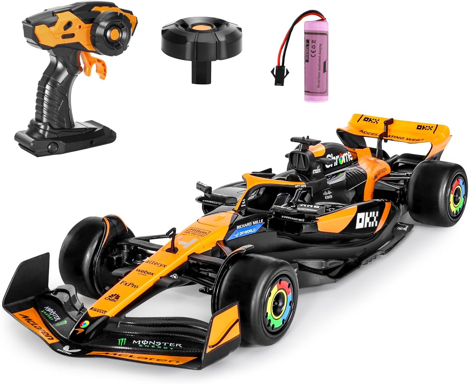 MIEBELY 1/14 McLaren F1 Remote Control Car for Racing Fun