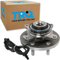 TRQ Front Wheel Bearing & Hub Assembly 4WD with ABS Sensor - Direct