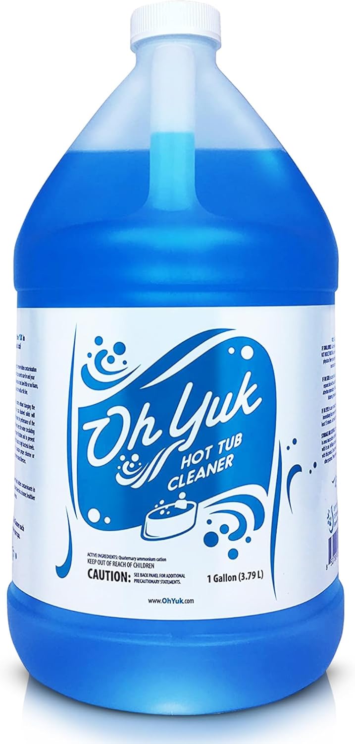 Oh Yuk Healthy Hot Tub Cleaner - Effective Spa Cleaner for All Tubs