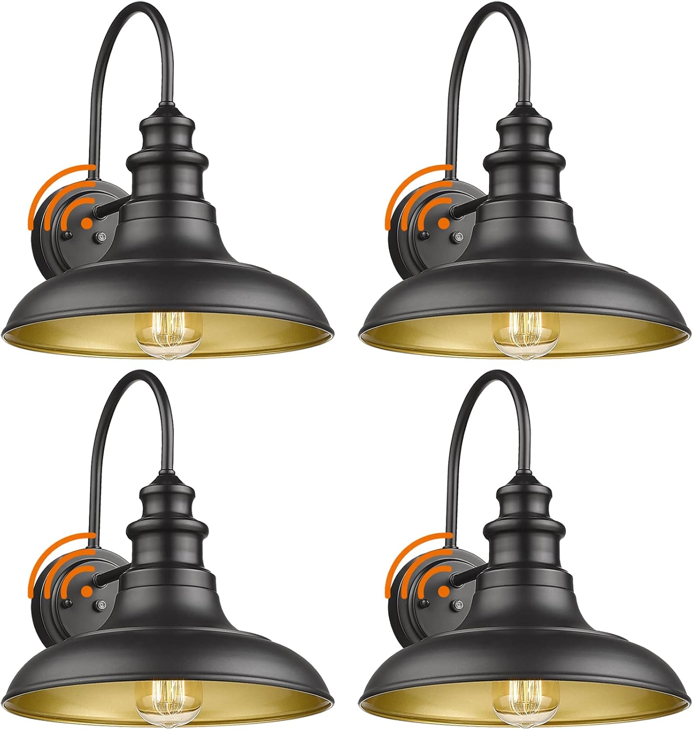 Dusk to Dawn Sensor Outdoor Barn Light Fixtures for Farmhouse