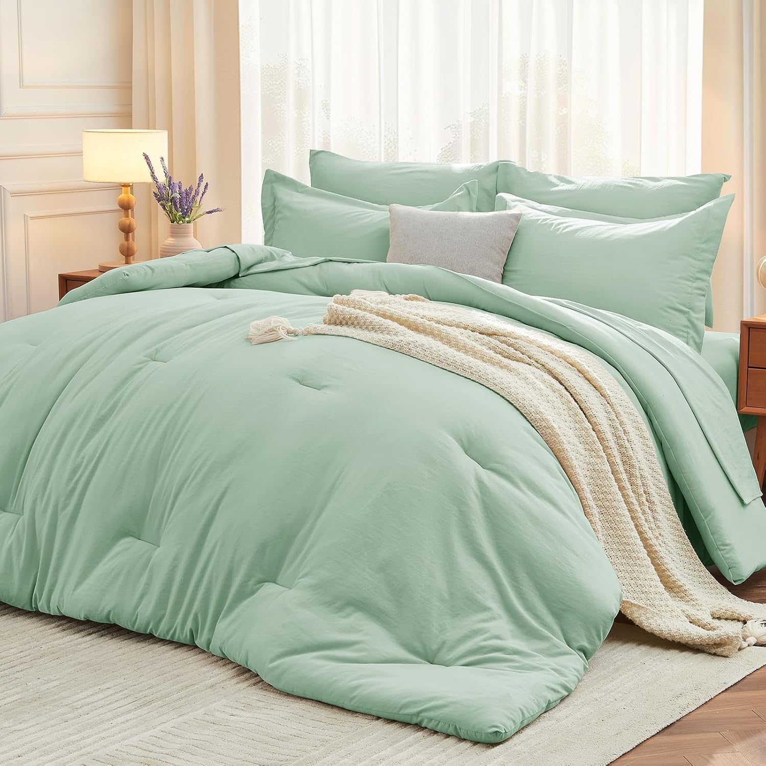 MUXHOMO Twin XL Comforter Set - Soft All Season Bedding Set
