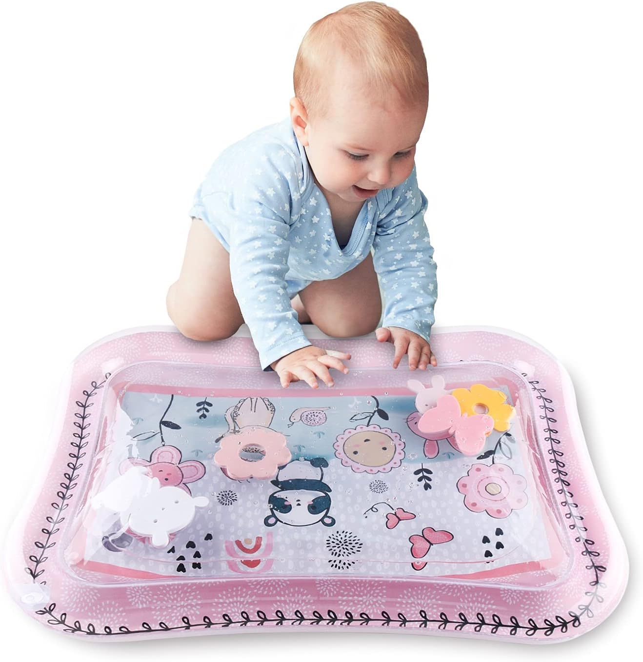 High Contrast Tummy Time Mat - Baby Sensory Toy