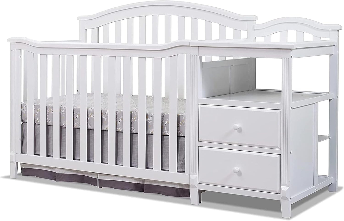 SORELLE FURNITURE Berkley Crib and Changer - Convertible Baby Bed