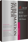Sublimation Paper 8.5x11 in 200 Sheets - High Transfer, Budget Pack