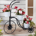 BAYN Bicycle Planter Stand Tricycle Planter - Charming Outdoor Display