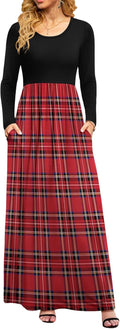 DB MOON Women Casual Long Sleeve Maxi Dress - Comfortable Everyday get
