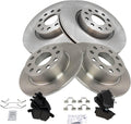 Front & Rear Ceramic Brake Kit for 2013-2018 VW Jetta and Beetle