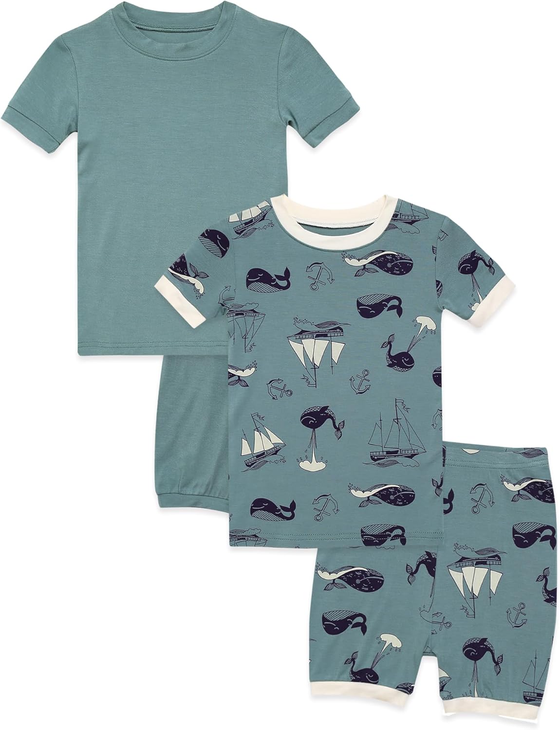 Vaenait Toddler Kids Animal Flower Pattern Summer Pajamas