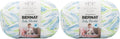 Bernat Baby Blanket Big Ball Funny Prints Pack of 2 - Soft Chenille