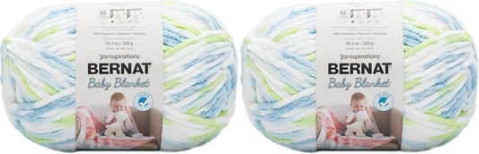 Bernat Baby Blanket Big Ball Funny Prints for Cozy Projects