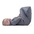 Sleep Nest Travel Quilted Baby Sleeping Bag Sack Large Gray Skies