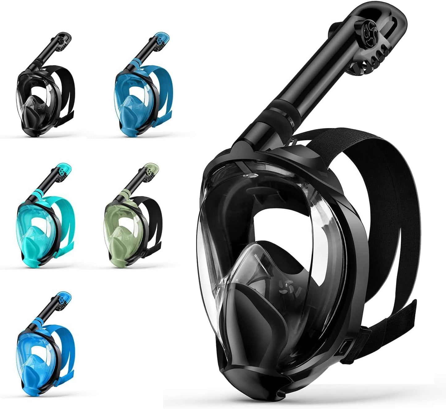 Zenoplige Full Face Snorkel Mask - 180 Panoramic View