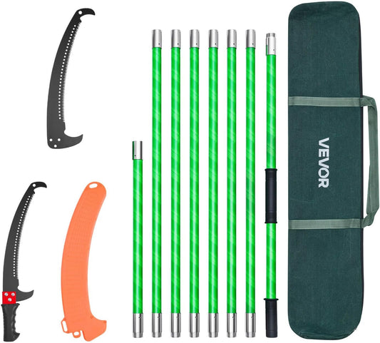 VEVOR Manual Pole Saw for High Branch Trimming and Pruning