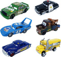 1:55 Scale Metal Car Toy Set - 6PCS Diecast Mini Vehicles