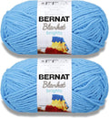 Bernat Blanket Brights Busy Blue Yarn 2-Pack - Soft Super Bulky