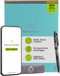 Rocketbook Flip Reusable Smart Notepad Letter Size 8.5x11 - Teal