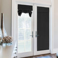 Velvet French Door Curtains Blackout Panel - Room Darkening