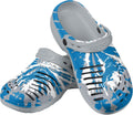 FOCO Mens NFL Tie-dye Garden Water Sandals Clogs with Strap Team