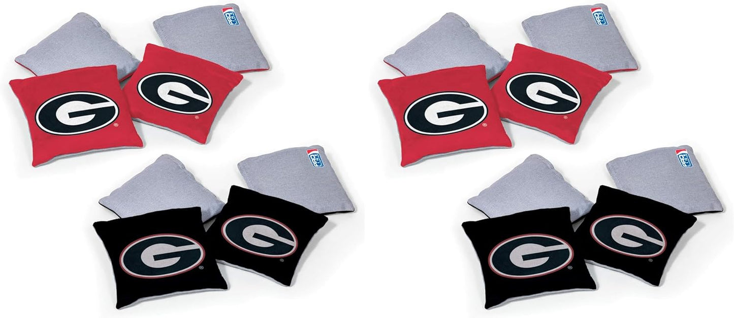 NCAA College Dual Sided Bean Bags for Tailgates and Outdoors