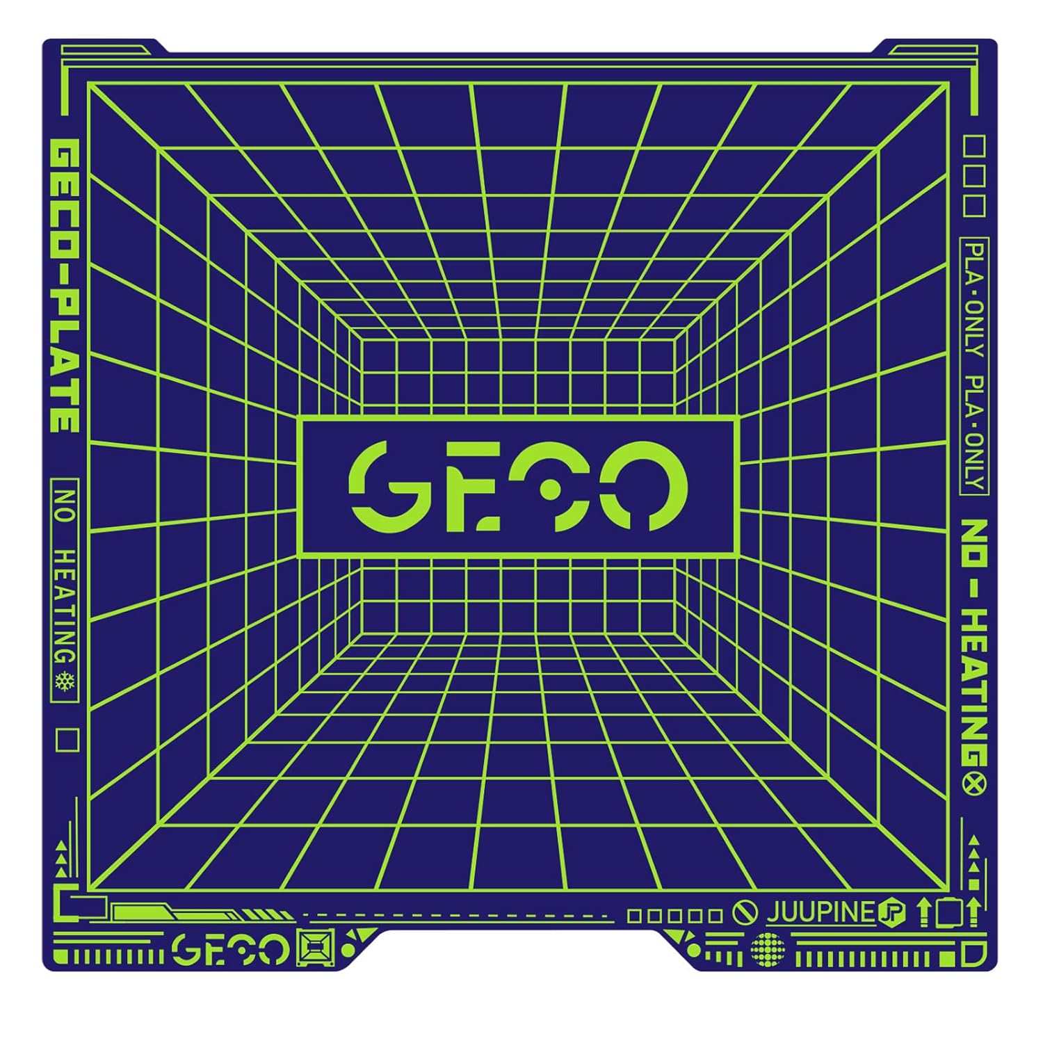 JUUPINE H2D/H2S Build Plate Geco Plate for Energy Saving Printing