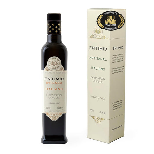 Entimio Intenso Organic Extra Virgin Olive Oil - Gold Winner 2025