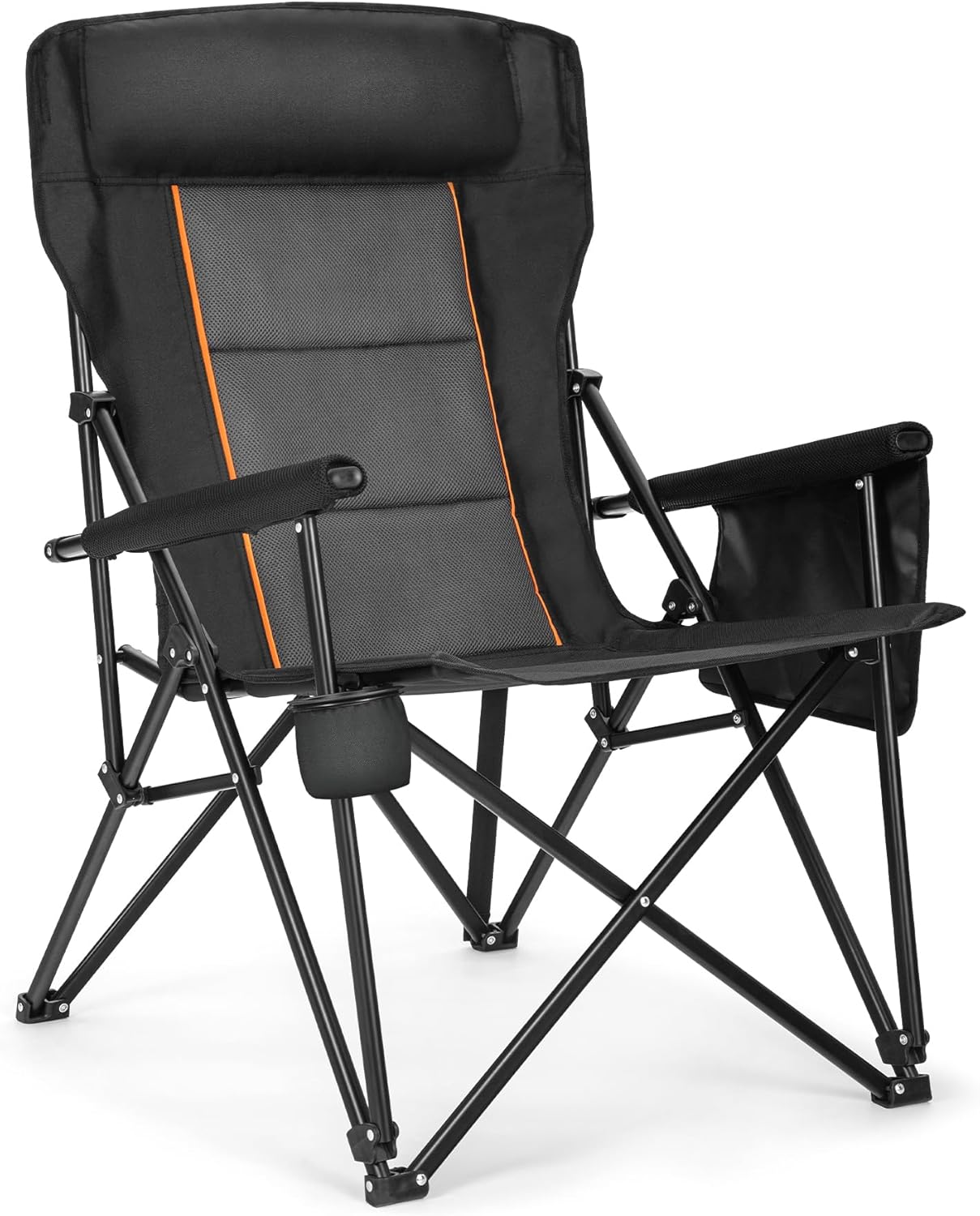 ALPHA CAMP Heavy Duty High Back Camping Chair for Outdoor Comfort