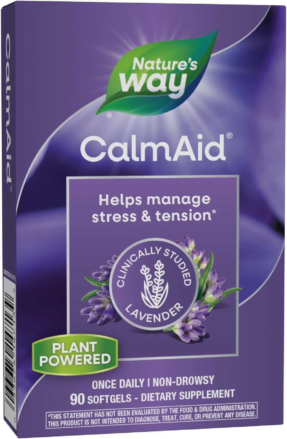 Nature's Way CalmAid Softgels for Stress Relief and Calm