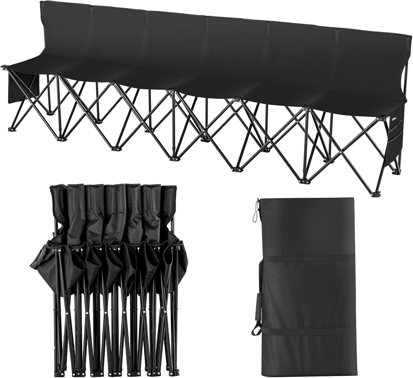 VEVOR Portable Folding Bench for Comfortable Outdoor Seating