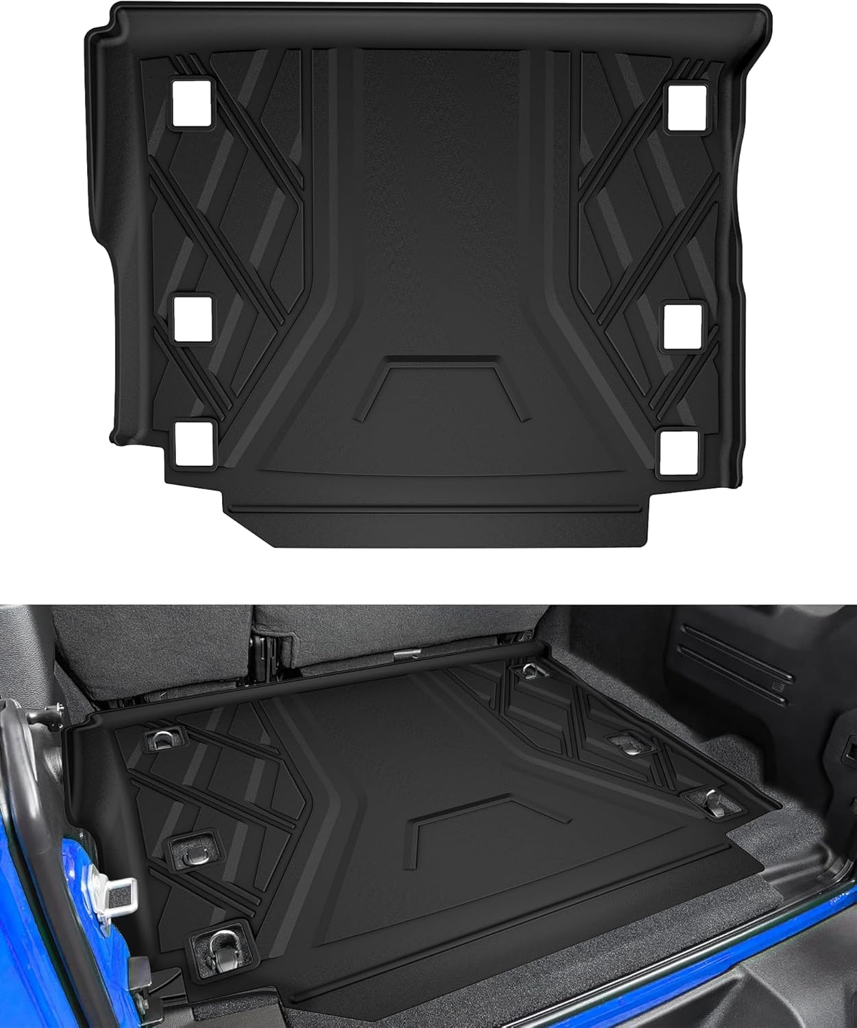 Cargo Mat for 2018-2025 Jeep Wrangler JL 4X4 - Heavy Duty