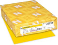 Astrobrights Colored Cardstock 8.5 x 11 Sunburst Yellow - Bold