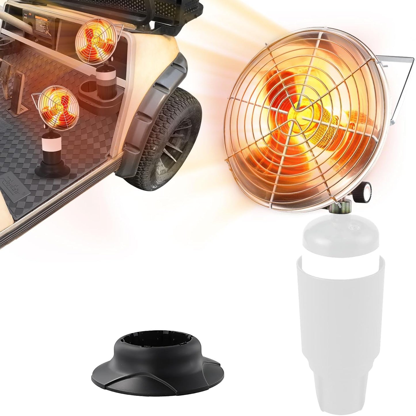Roykaw Portable Propane Heater - Wide Heating, -40 Comfort