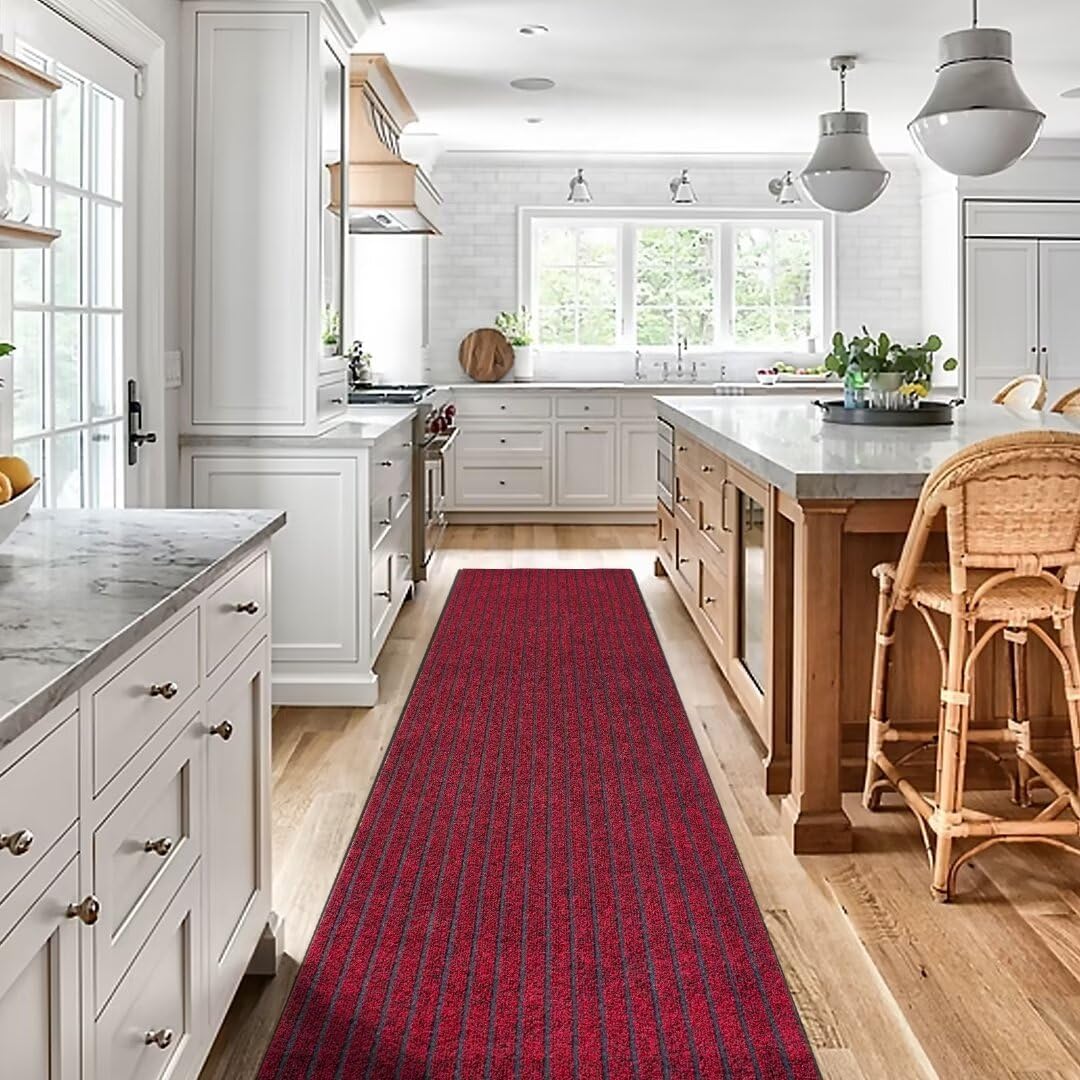 Non-Slip Runner Rug 4ftx36ft for Hallway Kitchen Entryway