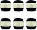 6 Skeins Sensy Crochet Thread Size 10 Black - Durable Mercerized