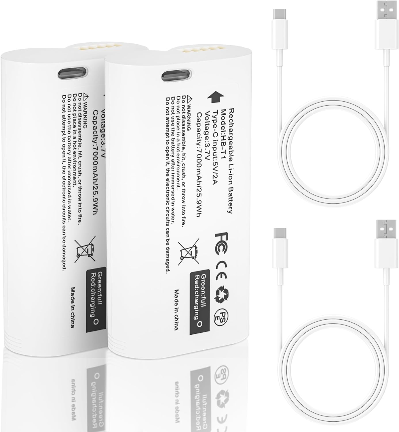 Upgrade Your Security: 2-Pack 7000mAh WYZE Cam Batteries